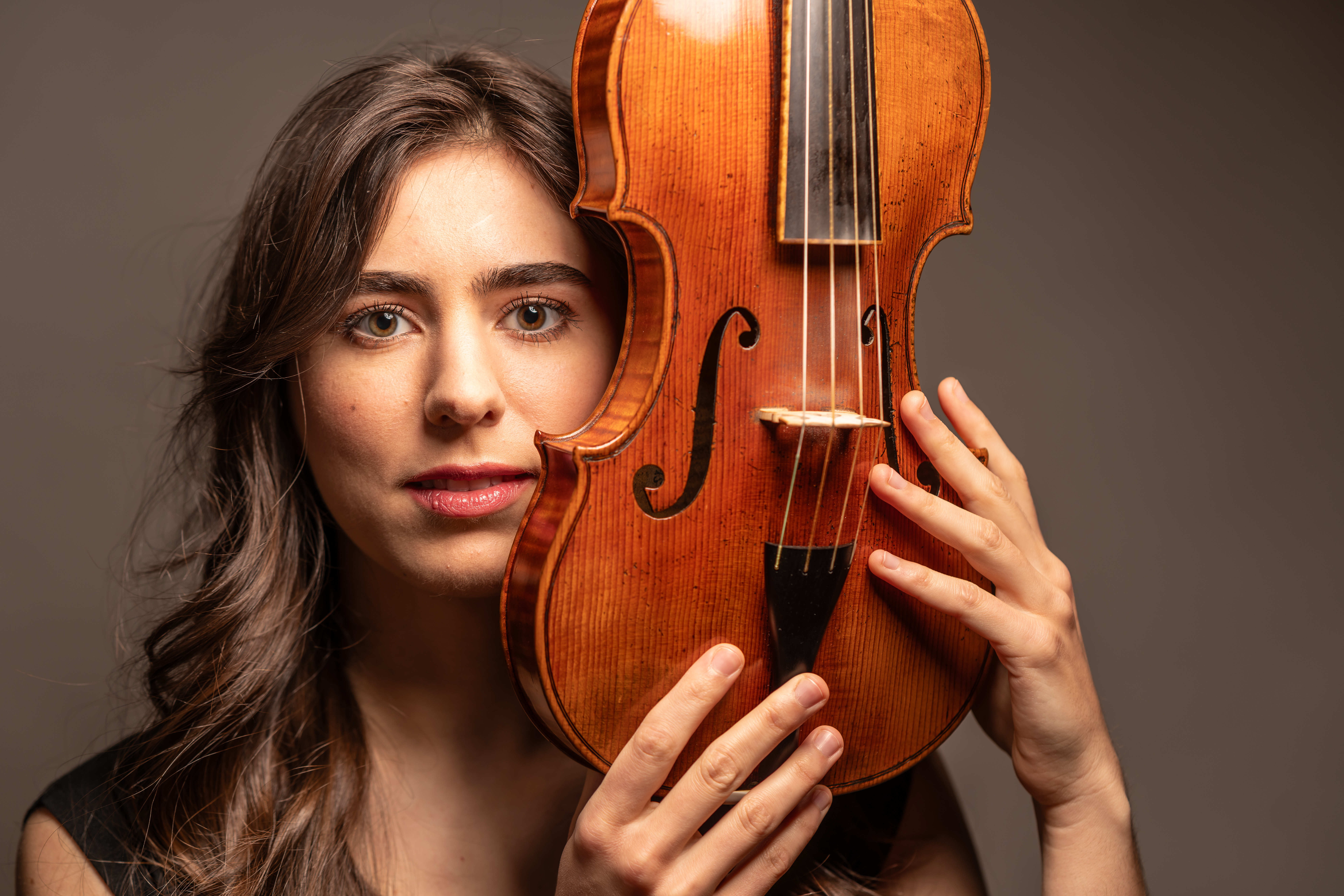 Portrait de Sophia Salinger, Violon baroque